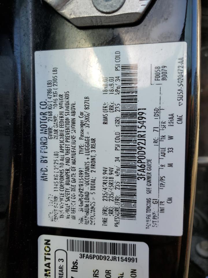 FORD FUSION TITANIUM/PLATINUM