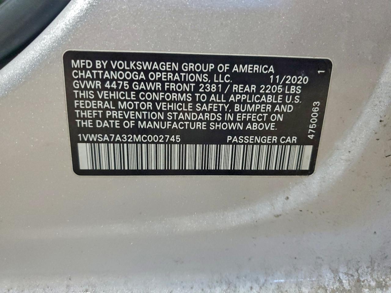 VOLKSWAGEN PASSAT SE