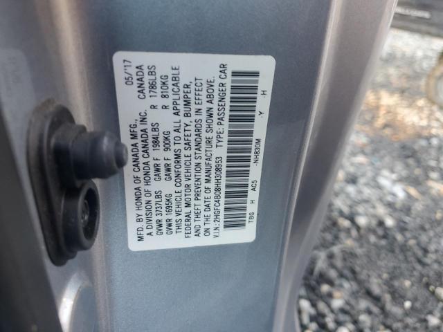 2017 HONDA CIVIC LX #3291334133