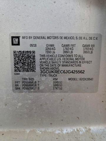 2018 CHEVROLET SILVERADO #3297909774