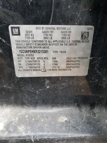 2015 CHEVROLET SILVERADO #3291425135