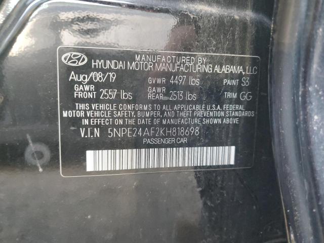 2019 HYUNDAI SONATA SE #3282461590