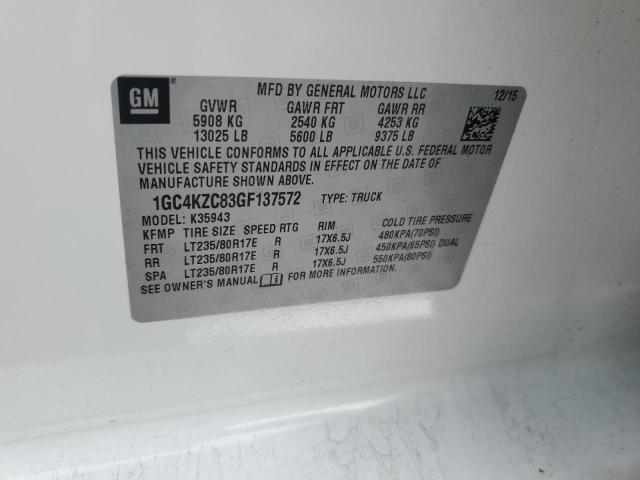 2016 CHEVROLET SILVERADO #3292417620