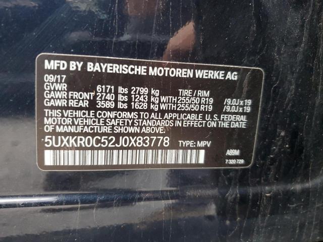 2018 BMW X5 XDRIVE3 #3283786420