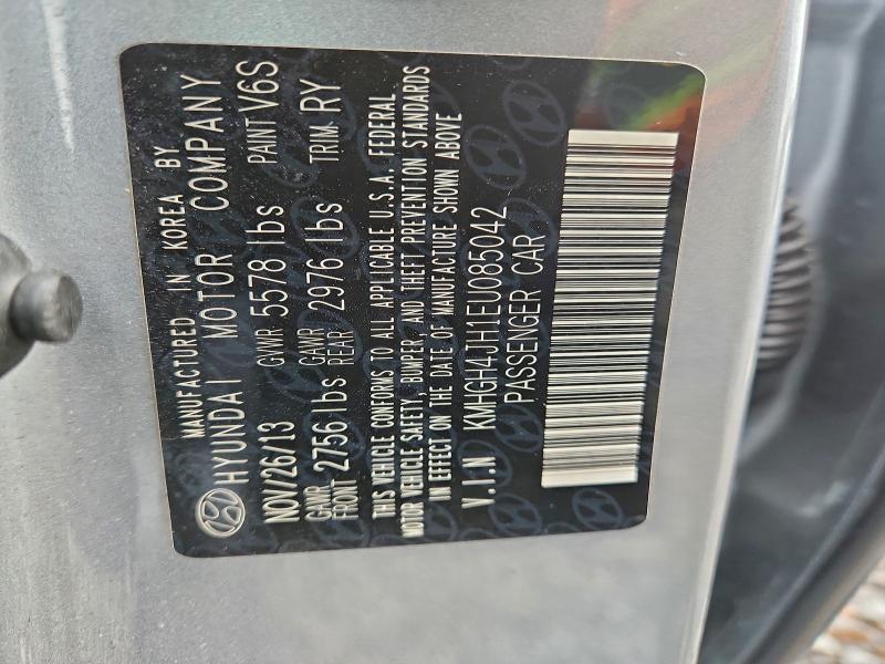 2014 HYUNDAI EQUUS SIGN #3294598040