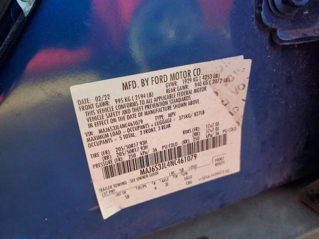 2022 FORD ECOSPORT S #3302799955