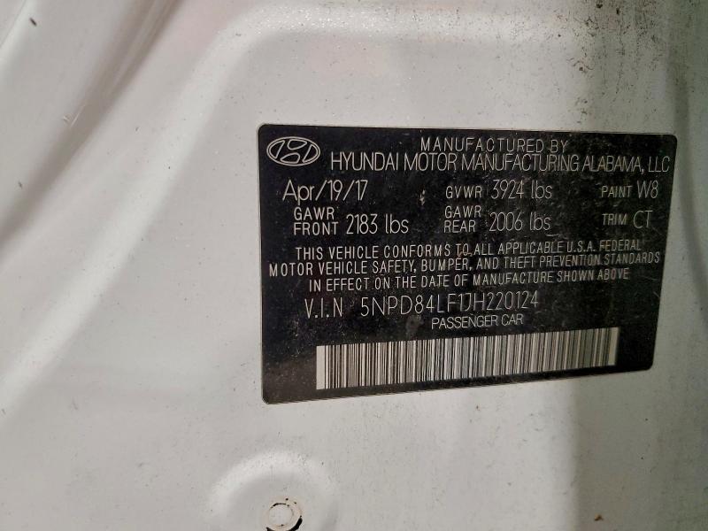 2018 HYUNDAI ELANTRA SE #3301705369