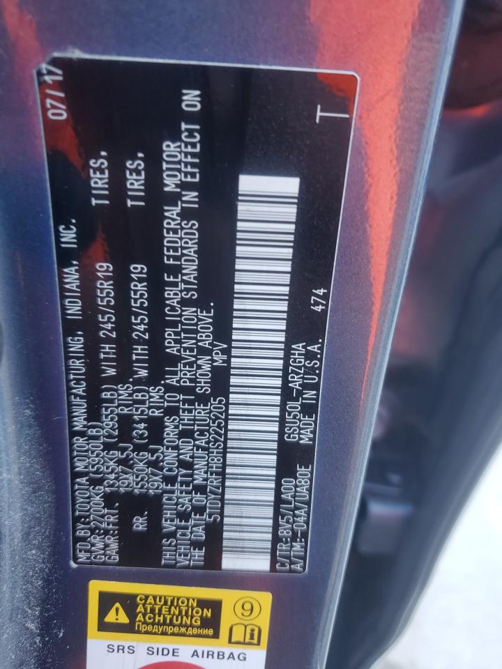 TOYOTA HIGHLANDER LIMITED