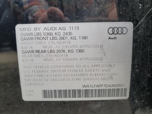 2014 AUDI Q5 PREMIUM - WA1LFAFP7EA062691