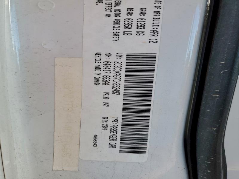 2012 DODGE CHARGER PO #3304007640