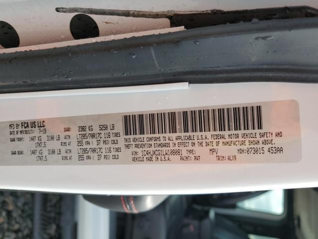 2020 JEEP WRANGLER R - 1C4HJXCG1LW108081