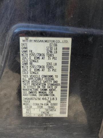 2006 NISSAN FRONTIER C #3290278281