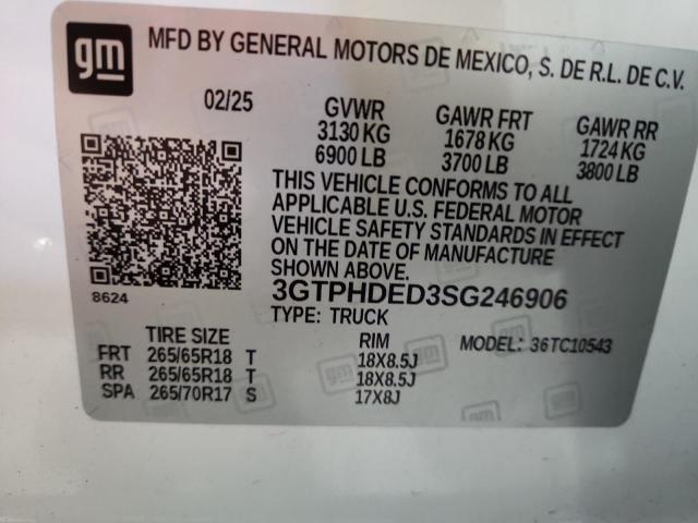 2025 GMC SIERRA C15 #3292300347