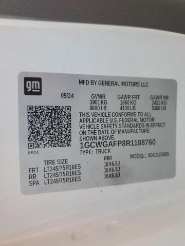 2024 CHEVROLET EXPRESS G2 #3297884826