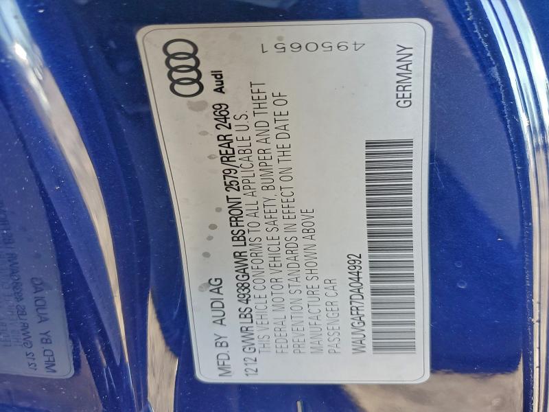 2013 AUDI S5 PRESTIG #3309564577