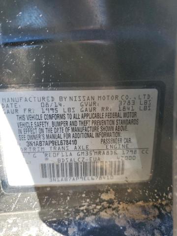 2014 NISSAN SENTRA S #3305396303