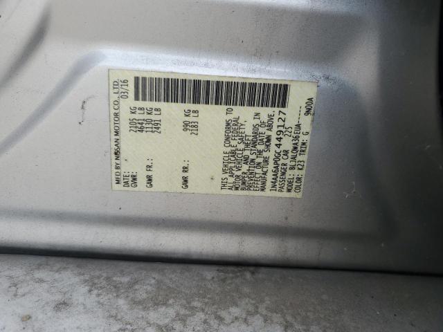 2016 NISSAN MAXIMA 3.5 #3297777873