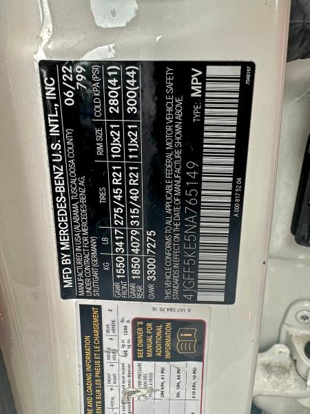 2022 MERCEDES-BENZ GLS 450 4M #3297893795