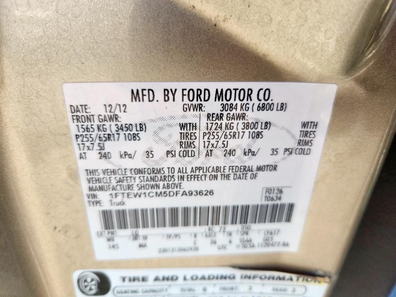 FORD F-150 SUPERCREW