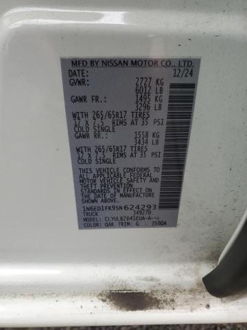 2025 NISSAN FRONTIER S #3302647022