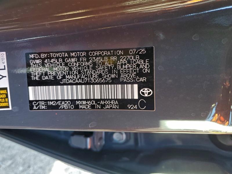 2026 TOYOTA PRIUS LE #3298168037