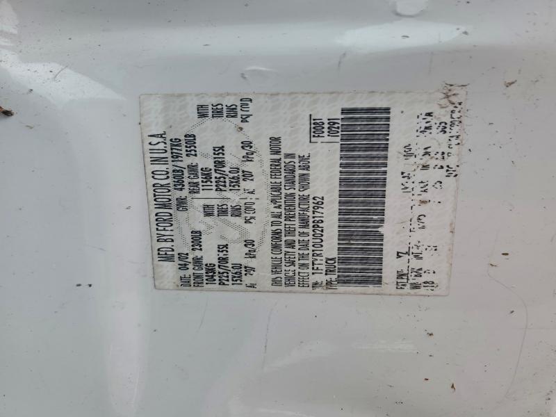 2002 FORD RANGER #3302760358