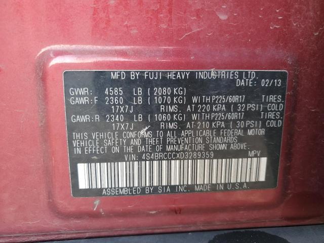 2013 SUBARU OUTBACK 2. #3309349979