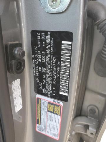 2022 KIA RIO S #3308271163