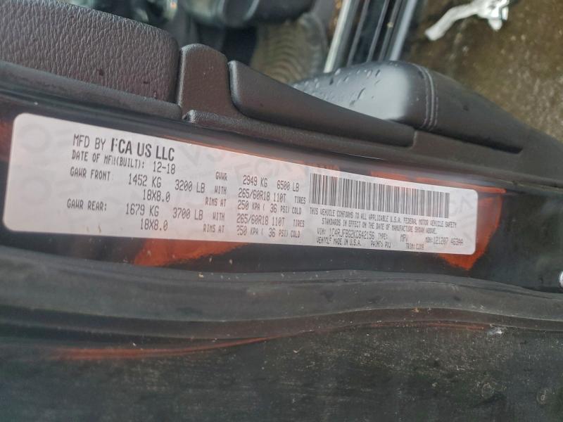 2019 JEEP GRAND CHER #3312140106