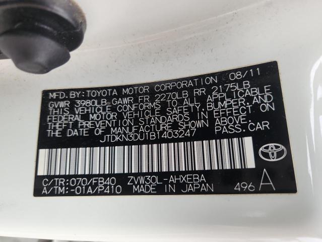 2011 TOYOTA PRIUS #3293883622