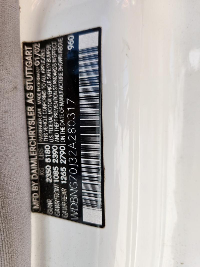 2002 MERCEDES-BENZ S 430 #3284643386