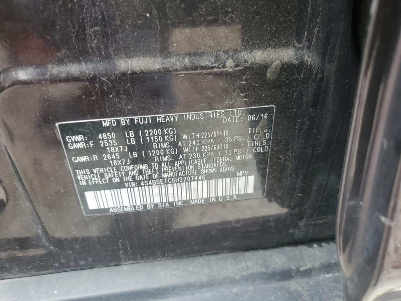 SUBARU OUTBACK TOURING