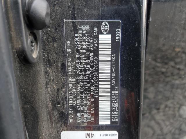 2011 TOYOTA CAMRY BASE #3301957431