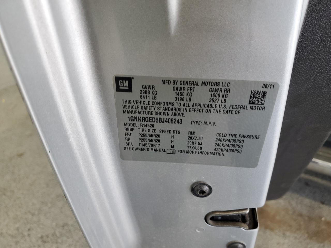 CHEVROLET TRAVERSE LT