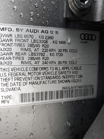 2017 AUDI Q7 PREMIUM #3301962455