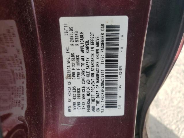 2013 HONDA ACCORD SPO #3297871771