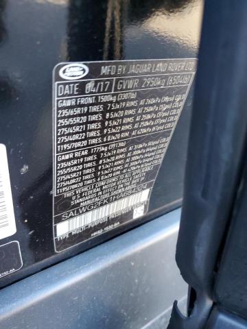 2017 LAND ROVER RANGE ROVE #3304086498