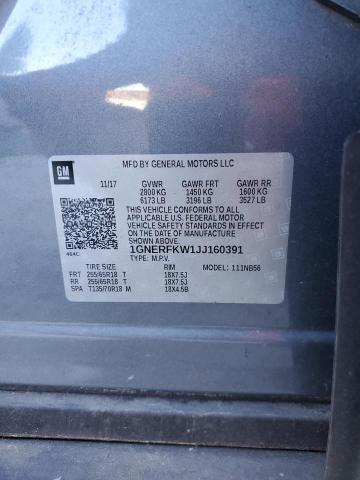 2018 CHEVROLET TRAVERSE L #3292417580