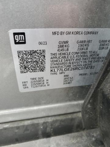 2024 CHEVROLET TRAX 1RS #3297862815