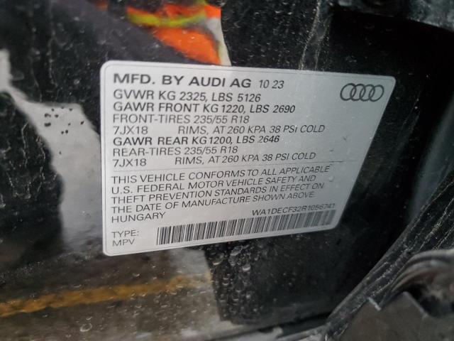 2024 AUDI Q3 PREMIUM #3291158011