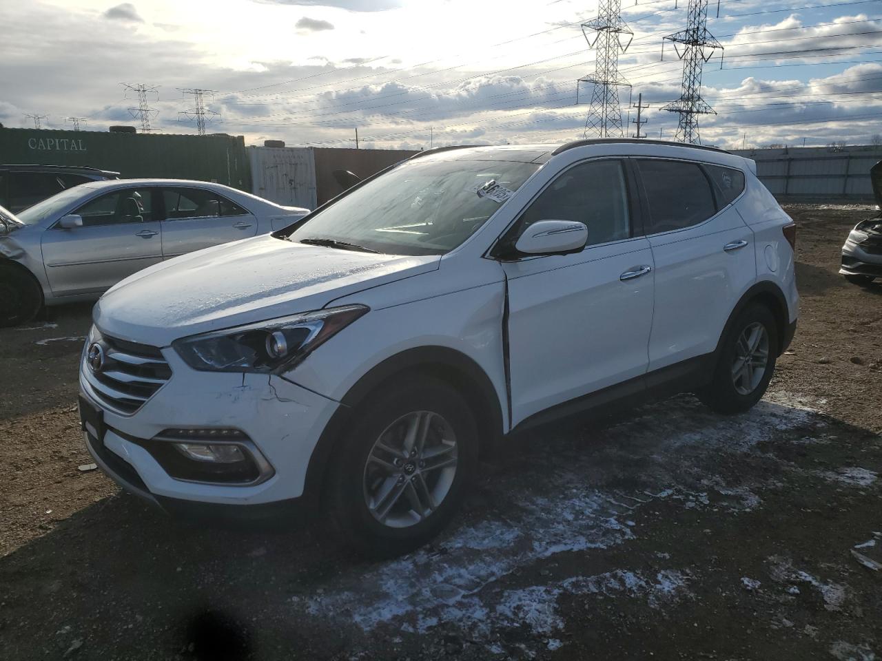 Lot #3291339219 2017 HYUNDAI SANTA FE S