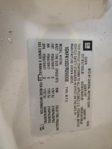 2007 CHEVROLET TAHOE K150 #3298123181