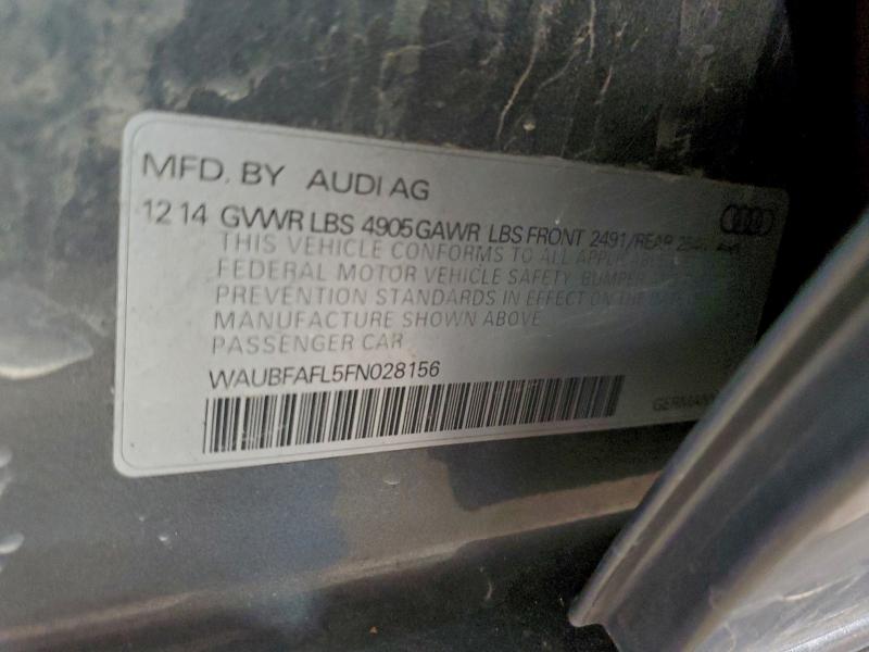 2015 AUDI A4 PREMIUM #3303779470