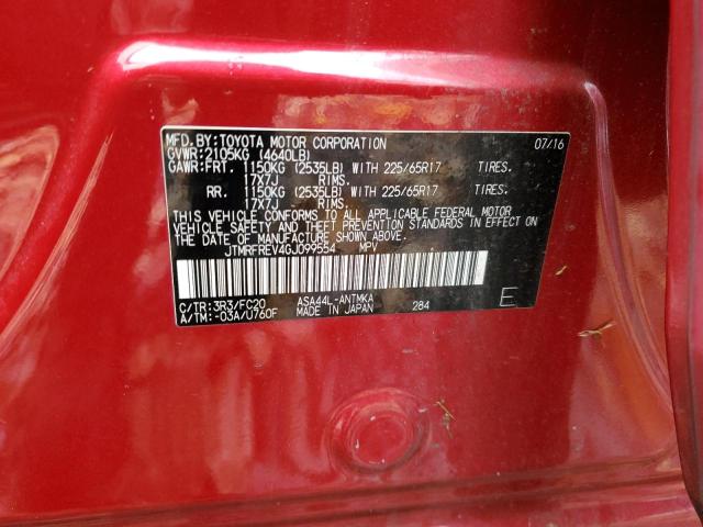 2016 TOYOTA RAV4 XLE #3294268873