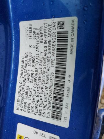 2023 HONDA CIVIC LX #3303556041