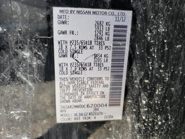 2013 NISSAN PATHFINDER - 5N1AR2MN0DC620004