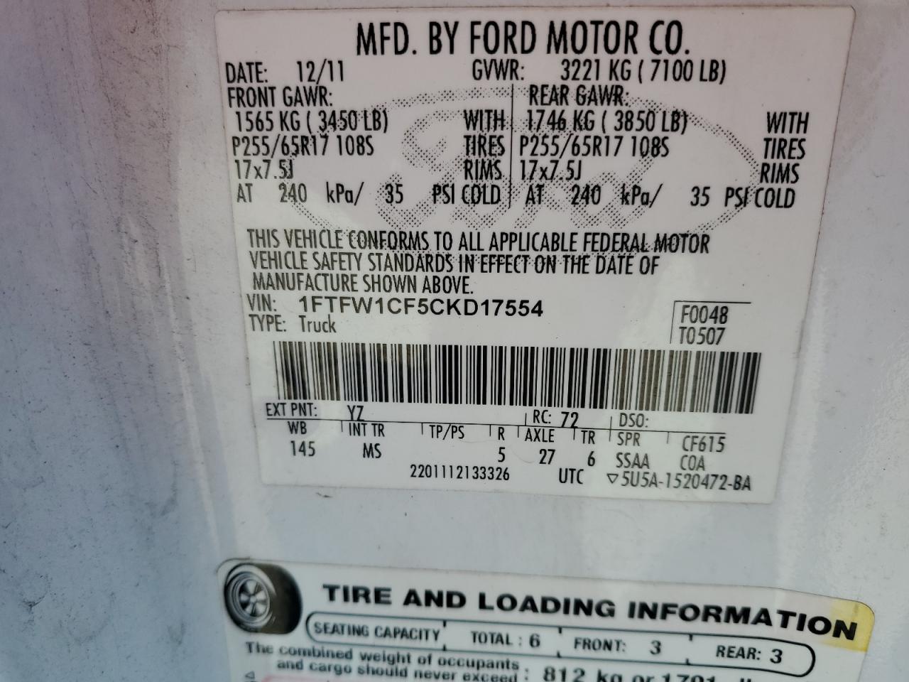 FORD F-150 SUPERCREW