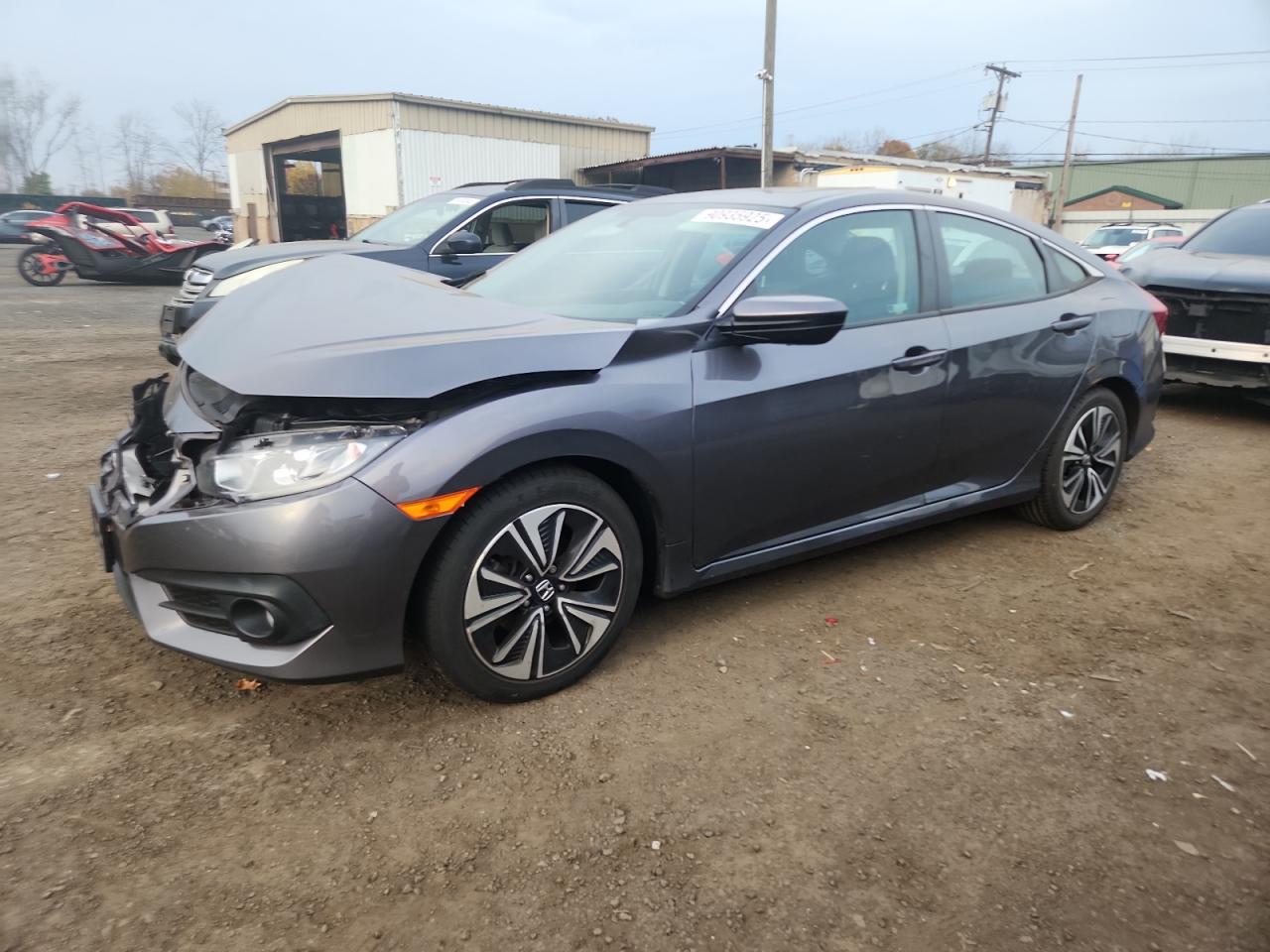 Lot #3308214198 2018 HONDA CIVIC EX