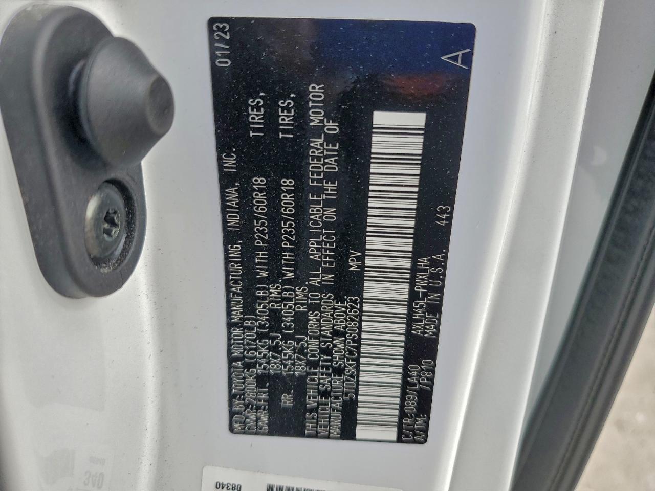 TOYOTA SIENNA LIMITED