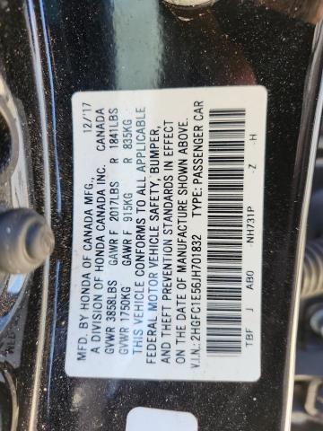 2018 HONDA CIVIC SI - 2HGFC1E56JH701832